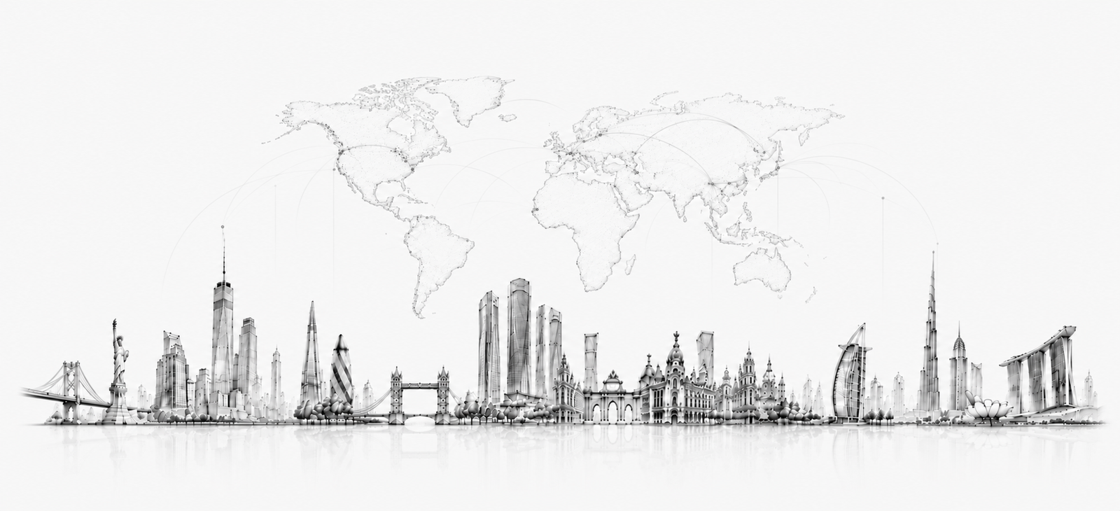 Prime Madrid Group international architectural sketch