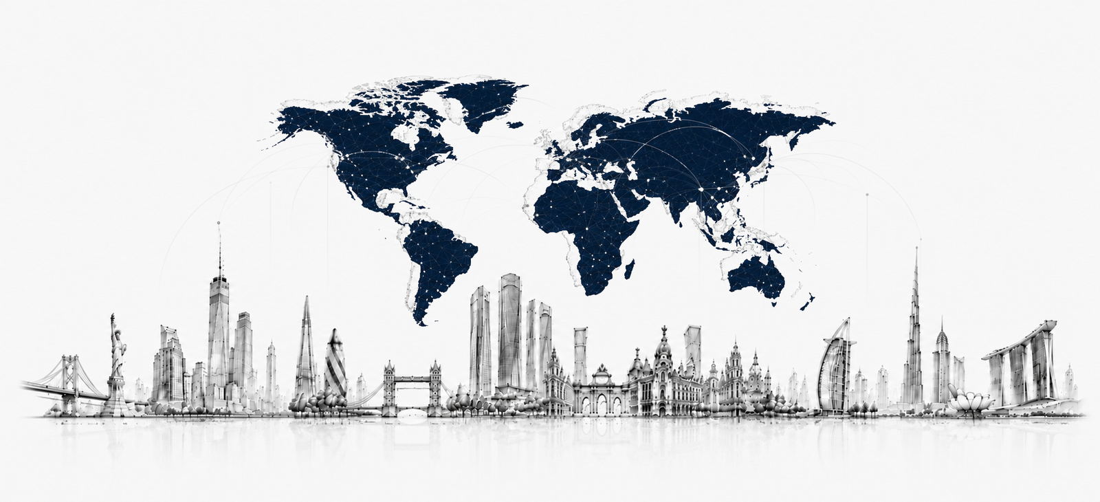 Prime Madrid Group international architectural sketch
